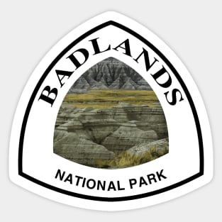 Badlands National Park shield Sticker